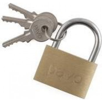 PAVO Lucchetto in ottone 40 mm con 3 chiavi 8037292