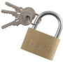 PAVO Lucchetto in ottone 40 mm con 3 chiavi 8037292