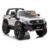 LEAN CARS auto elettrica ride-on Toyota Hilux bianco 12V con telecomando per genitori