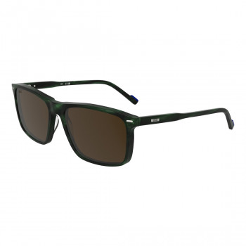 ZEISS Occhiali da sole uomo ZS25555S-304 Montatura rettangolare in acetato 58 mm