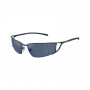 Arnette AN3093-749-55 occhiali da sole uomo, rettangolari, nero opaco / grigio scuro, 64-16-120 mm
