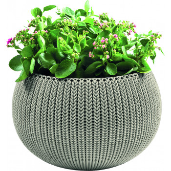 KETER vaso Cozy M con set di sospensione beige