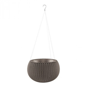 KETER vaso Cozy S con set di sospensione marrone