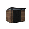 KETER casetta da giardino Deco Pent 9x7 noce