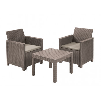KETER set da giardino Elodie set da balcone con tavolo Classic beige