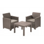KETER set da giardino Elodie set da balcone con tavolo Classic beige