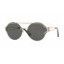 Versace Donna VE21841252876 Occhiali da sole pilot oro pallido grigio sfumato 61mm