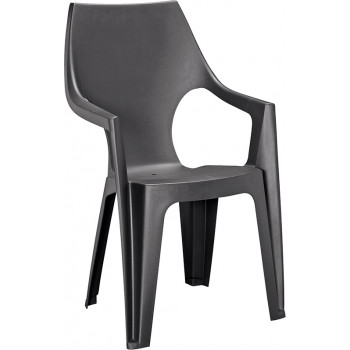 KETER sedia da giardino Dante High Back grigio