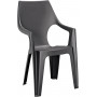 KETER sedia da giardino Dante High Back grigio