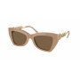 Michael Kors Donna Hvar MK22053954735 Occhiali da sole Dark Tortoise Brown Gradient 52mm