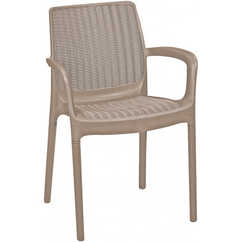 KETER Sedia da giardino Bali Mono beige