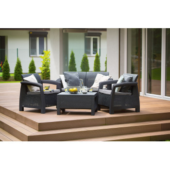 KETER Set da giardino Bahamas Set grigio