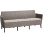 KETER Salemo divano 3 posti beige