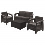 KETER set da giardino Corfu Box Set grigio