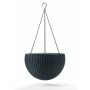 KETER Vaso sfera sospesa fioriera grigio