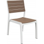 KETER Sedia da giardino Harmony bianco/beige