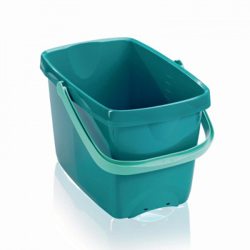 LEIFHEIT Picobello secchio 12 L con pressa a leva integrata, verde/bianco