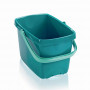 LEIFHEIT Picobello secchio 12 L con pressa a leva integrata, verde/bianco