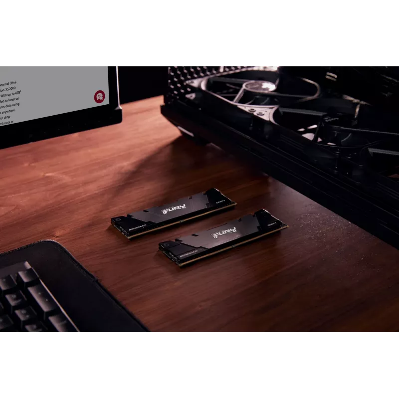 Kingston Technology FURY 16 GB 4000 MT/s DDR4 CL19 DIMM 1Gx8 Renegade nero