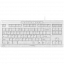 CHERRY STREAM TKL tastiera universale USB AZERTY francese bianco