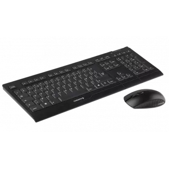 Tastiera CHERRY B.Unlimited 3.0, mouse incluso, universale, RF wireless, AZERTY, francese, nera