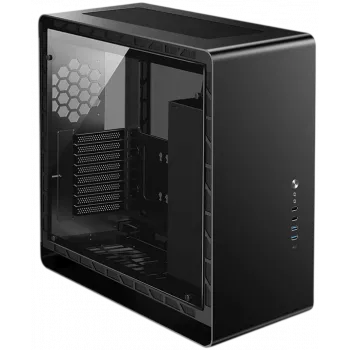 Jonsbo UMX6S E-ATX Midi-Tower, vetro temperato - nero
