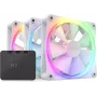 NZXT F120 RGB 120mm ARGB Reverse Blade Triple Pack - bianco