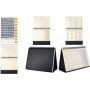 SIGEL Conceptum C2481 Calendario mensile da tavolo 2024, nero, 144 pagine