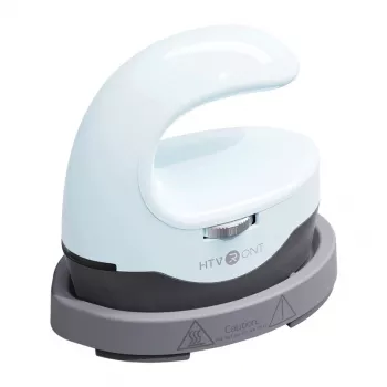 HTVRONT HPM02 Mini4 Mini pressa termica, azzurro