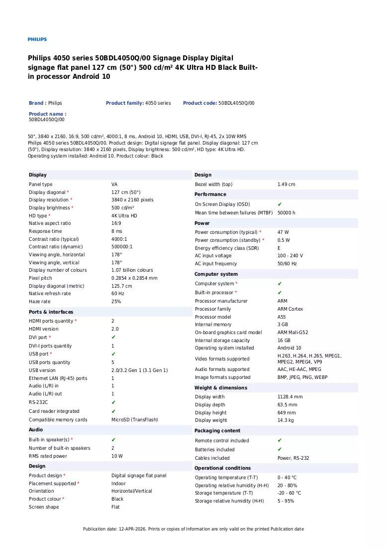 Brochure