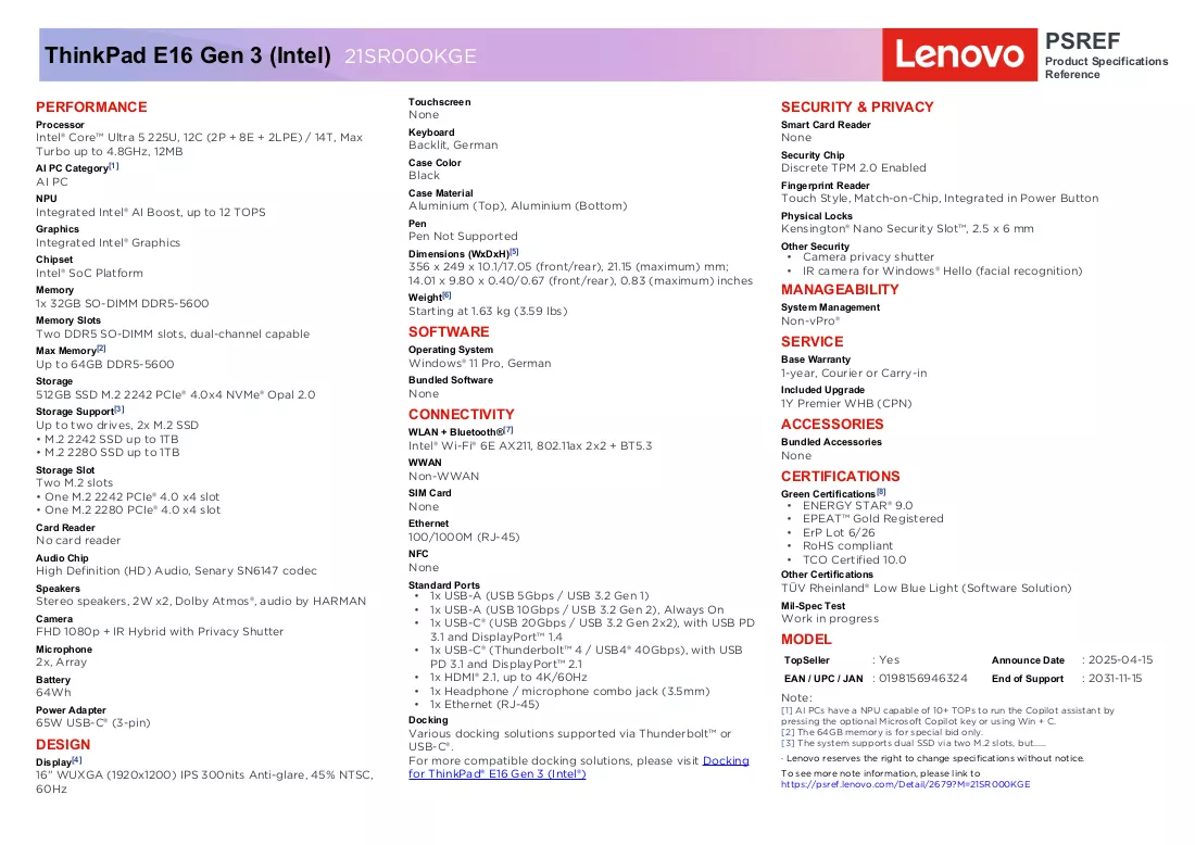 Brochure