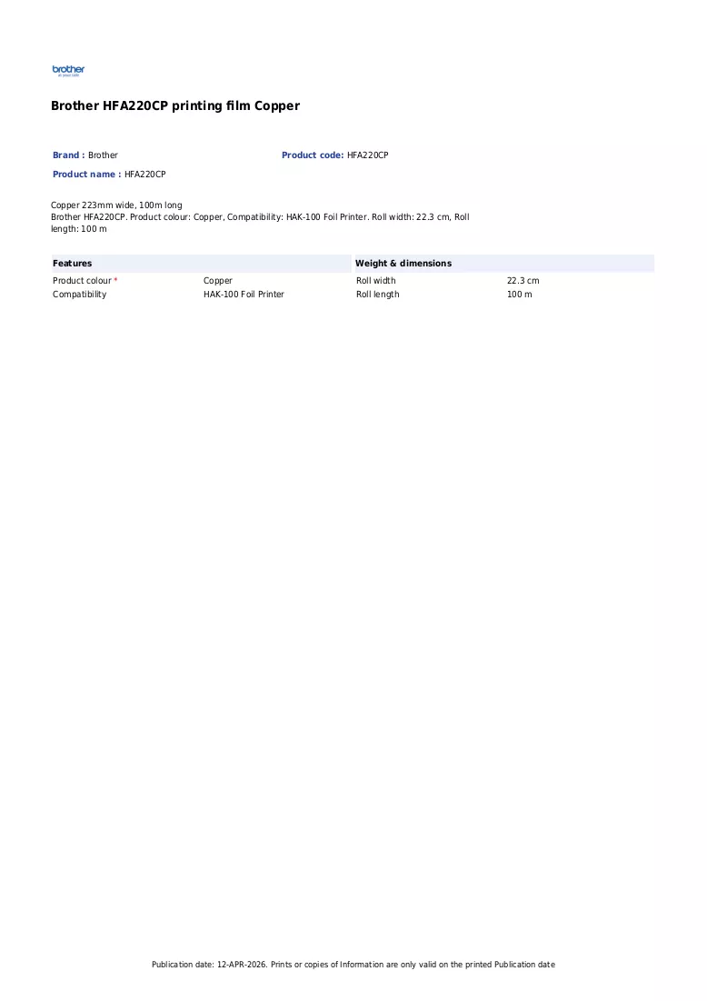 Brochure