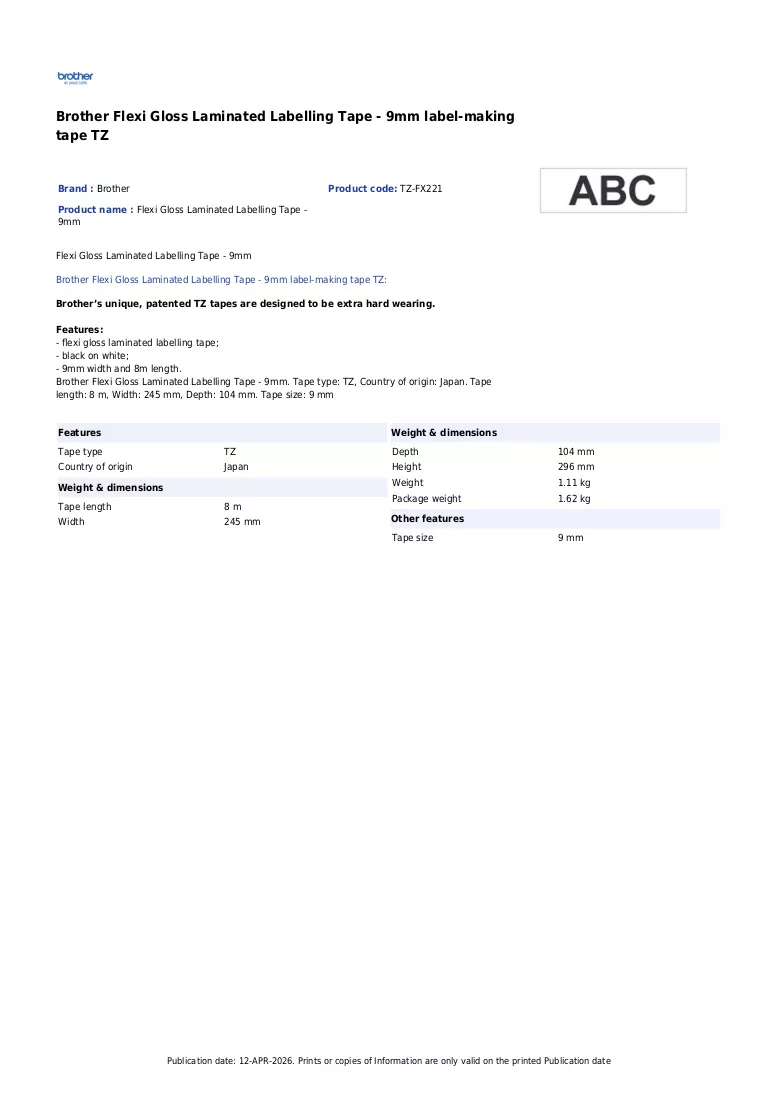 Brochure