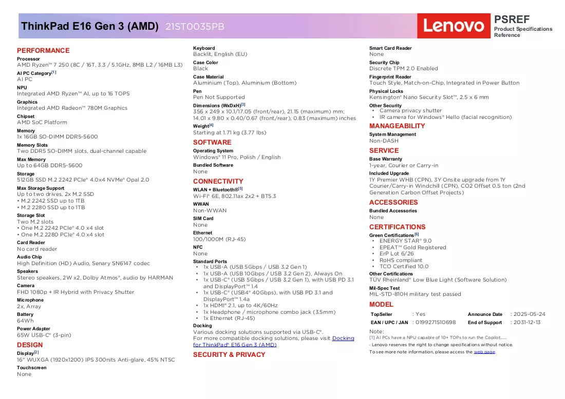 Brochure