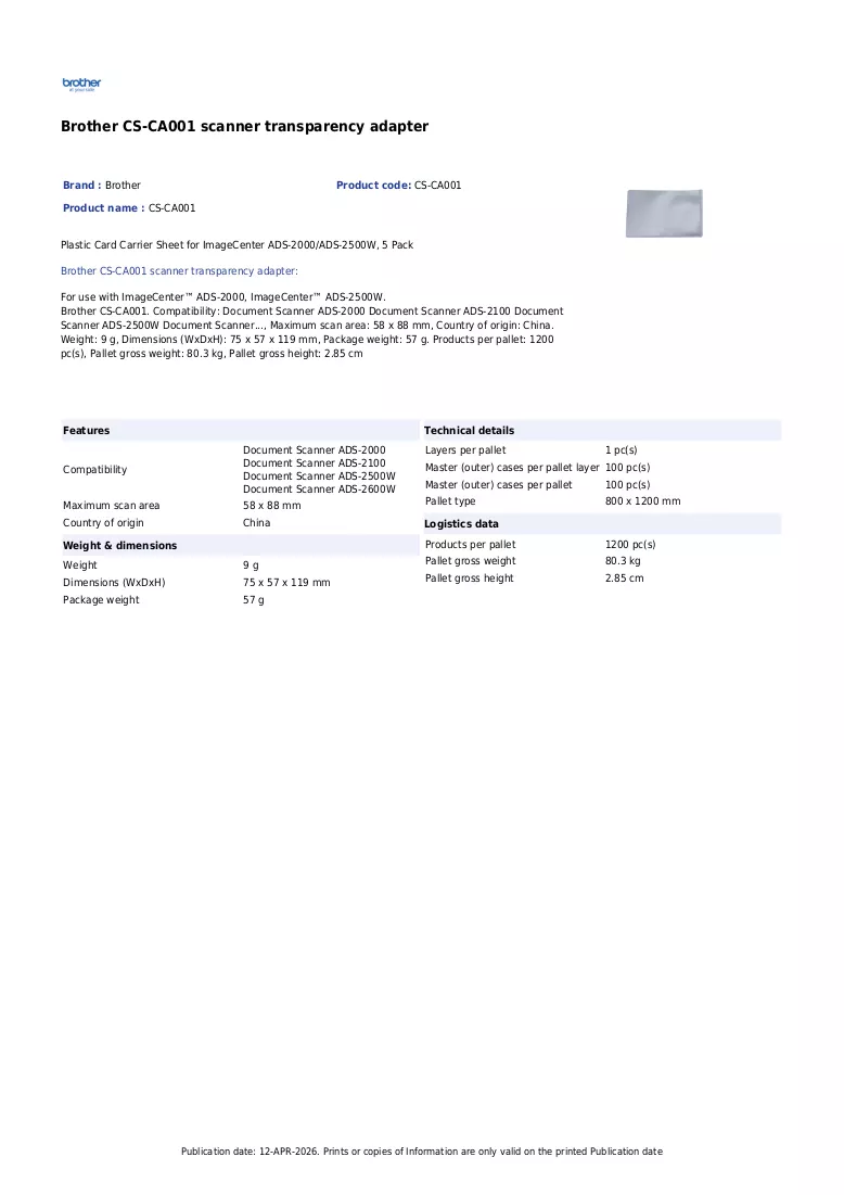Brochure